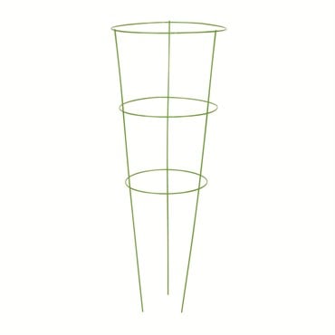 Panacea 42" Green Tomato Cage 3 Leg 3 Ring