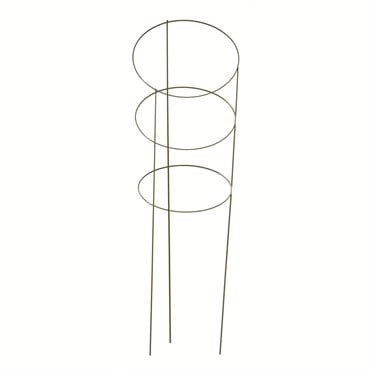 Panacea 54" Green Tomato Cage 4 Leg 4 Ring