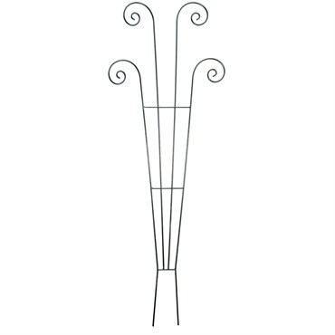 AGW 60"x24" Fan Trellis Black