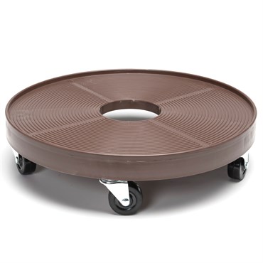 Devault 16" Plant Dolly with Hole Espresso