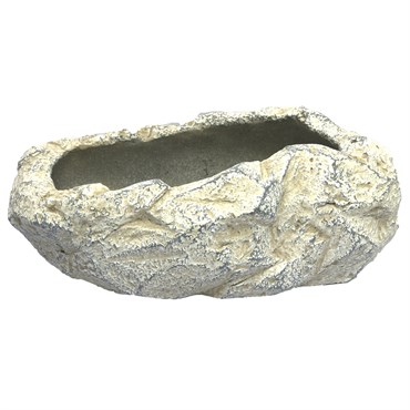 MCarr 10.04" Irregular Stone Pot Sea Stone