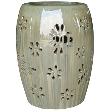 MCarr 19" Bumblebee Stool Brown Cream