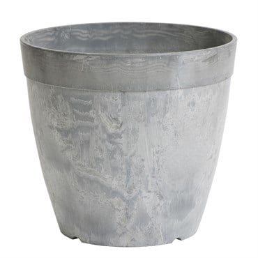 Artstone 10" Round Dolce Planter Grey