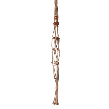Primitive 30" Beaded All Natural Plant Hanger
