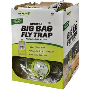 Rescue Big Fly Trap Gravity Feed Display Box