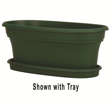 HC 20" Panterra Oval Planter Green Akro Mils