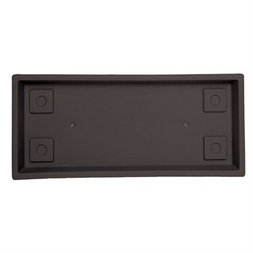 HC 24" Venetian Flower Box Tray Black