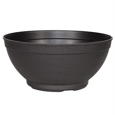 DILLEN 12.00 BUNDLED THATCH BOWL BLACK 25 PER CASE NON-PAINTED