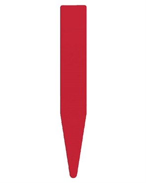 DPI 1000/4" Molded Plastic Labels Red