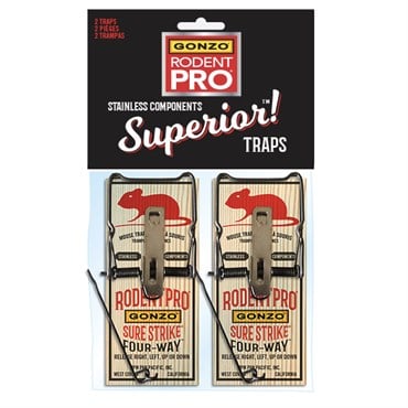 GONZO Rodent Pro Sure Strike Mouse 2pk