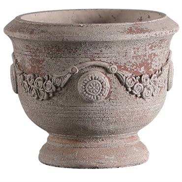 MCarr 6.1" Tall Mini Roman Urn Terra Cotta