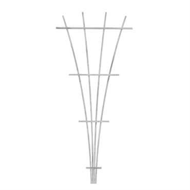 Panacea 72" Wood Fan Trellis White