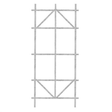 Panacea 48" White Wood Ladder Trellis