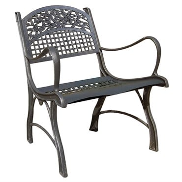 Painted Sky Chair Leaves Iron New