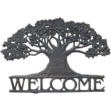 Painted Sky Welcome Sign Tree