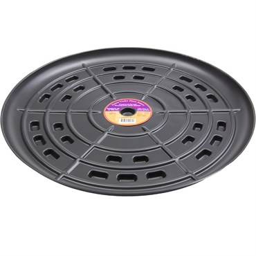 Plant Stand 21" Down Under Saucer Black