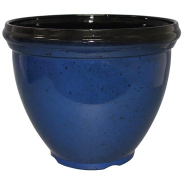 Southern Patio 12" HDR Heritage Planter Monaco Blue