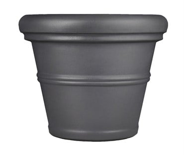 Tusco 13.5" Rolled Rim Planter Slate