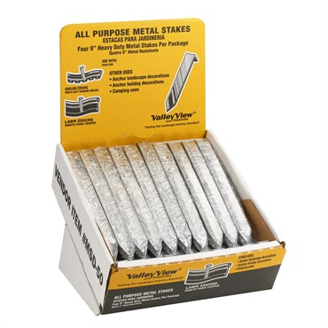 Valley View Metal Stake 4 Each 9" Stakes