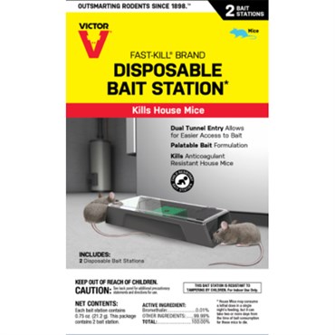 Victor 2pk Disposable Mouse Bait Station