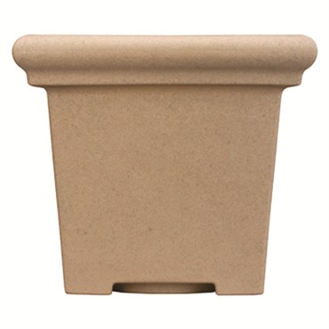 HC 17" Terrazzo Round Planter w/ Heavy Rim Sandstone Akro Mils