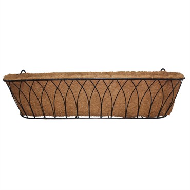 Austram 36" Lotus Trough Planter Black