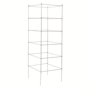 Panacea 60"x18" Folding Tomato Cage Galvanized