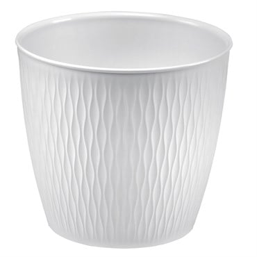 Deroma 7.88" Ariel Round Col White