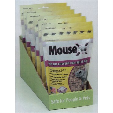 Ecoclear 8oz MouseX Bait Pellets with Shelf Tray