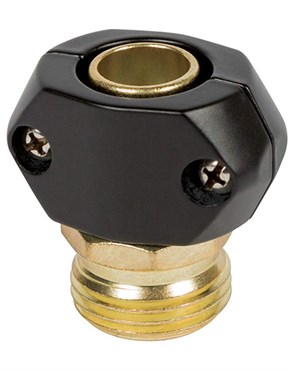 Gilmour Heavy Duty 5/8" Brass Male Clamp Coupling