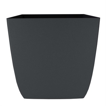 HC 12" Santa Fe Square Planter Black Sand