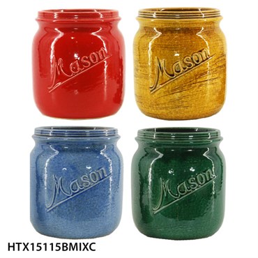 MCarr 8PC 6.1" Mason Tall Jar Set
