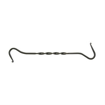 Panacea 12" Black Forged Extender Hook