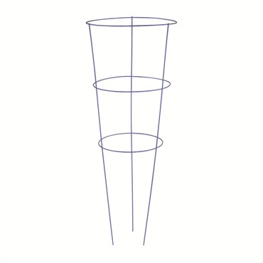 Panacea 42" Blue Tomato Cage 3 Leg 3 Ring