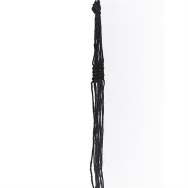 Primitive 36" Black Colored Jute Hanger