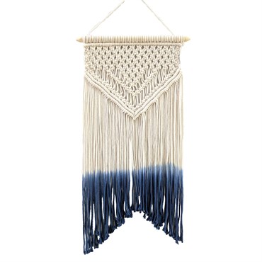 Primitive Wall Hanging B Blue Hanger