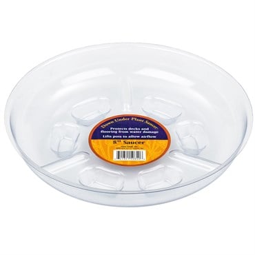 Plant Stand 8" Down Under Saucer Clear