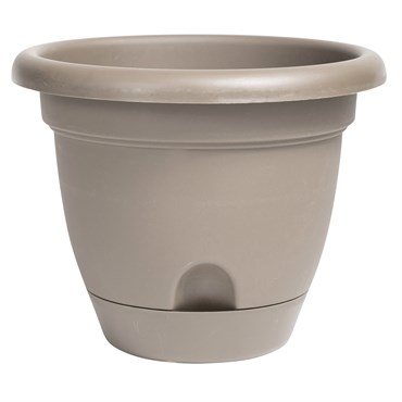 Bloem 12" Lucca Planter Pebble Stone