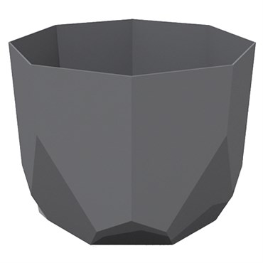 Bloem 8" Tuxton Planter Charcoal