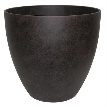 Southern Patio 13" HDR Egg Planter Coffee