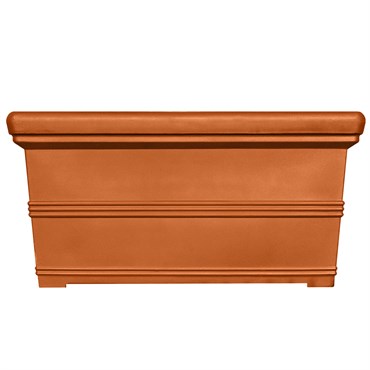 Tusco 48" Rectangle Planter Terra Cotta