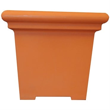 Tusco 20" Square Planter Terra Cotta