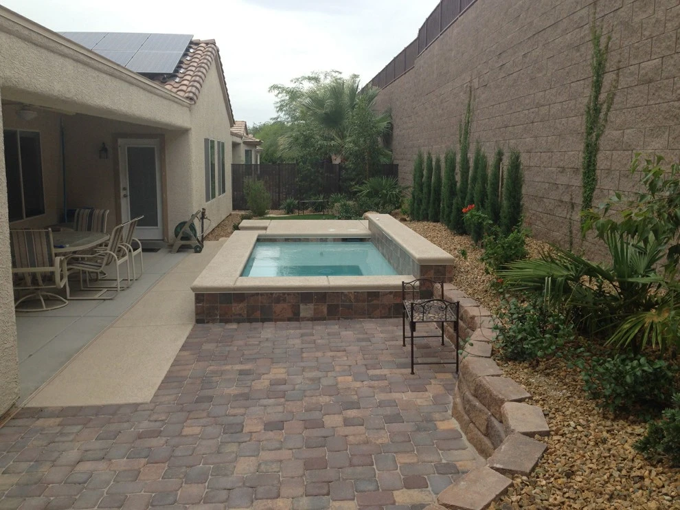 Residential pool and Landscape by Desert Springs Landscaping - Photo 2