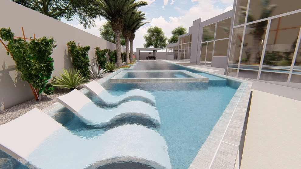 private residence pool remodel by Garza Concepts - Photo 4