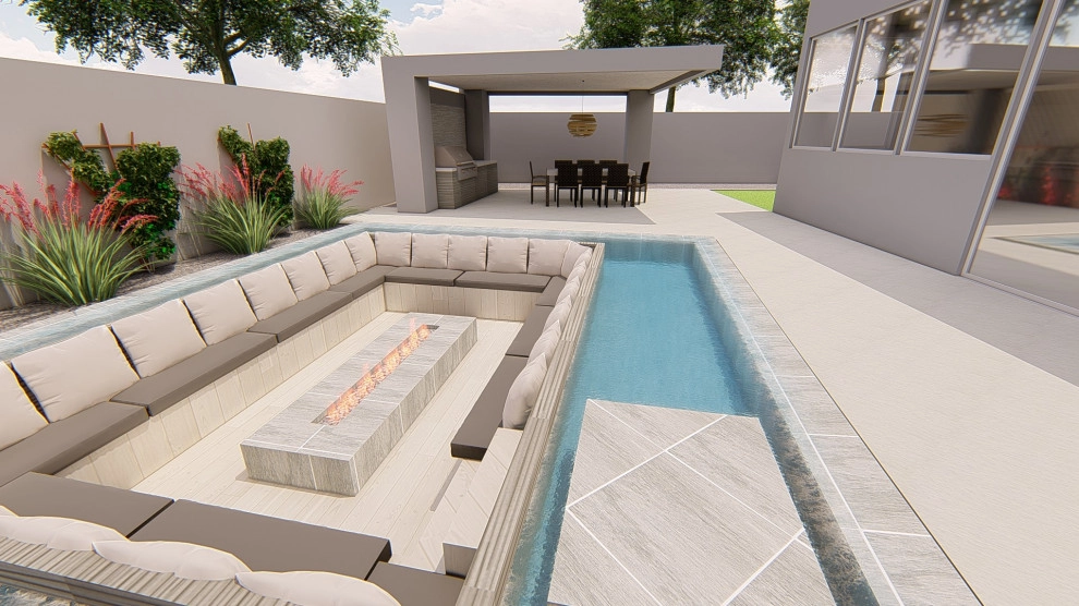 private residence pool remodel by Garza Concepts - Photo 5