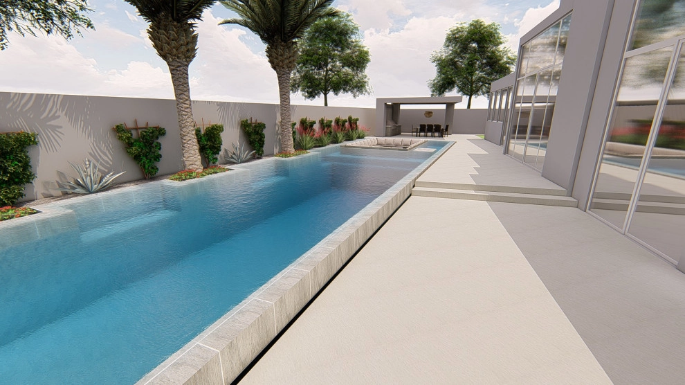private residence pool remodel by Garza Concepts - Photo 3