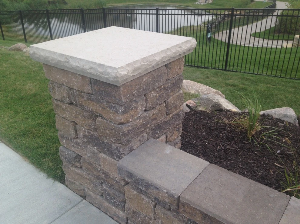 Belgian Block Seating Wall, Granite Boulder Retaining Wall, Paver Patio by Above And Beyond Complete Grounds Maintenance - Photo 11
