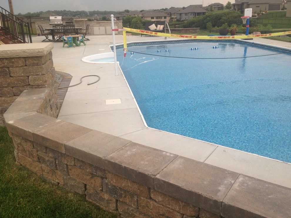 Belgian Block Seating Wall, Granite Boulder Retaining Wall, Paver Patio by Above And Beyond Complete Grounds Maintenance - Photo 14