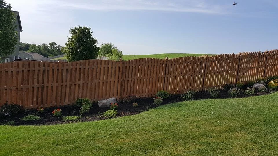 6" Denver Block Wall With Softscape by Above And Beyond Complete Grounds Maintenance - Photo 9