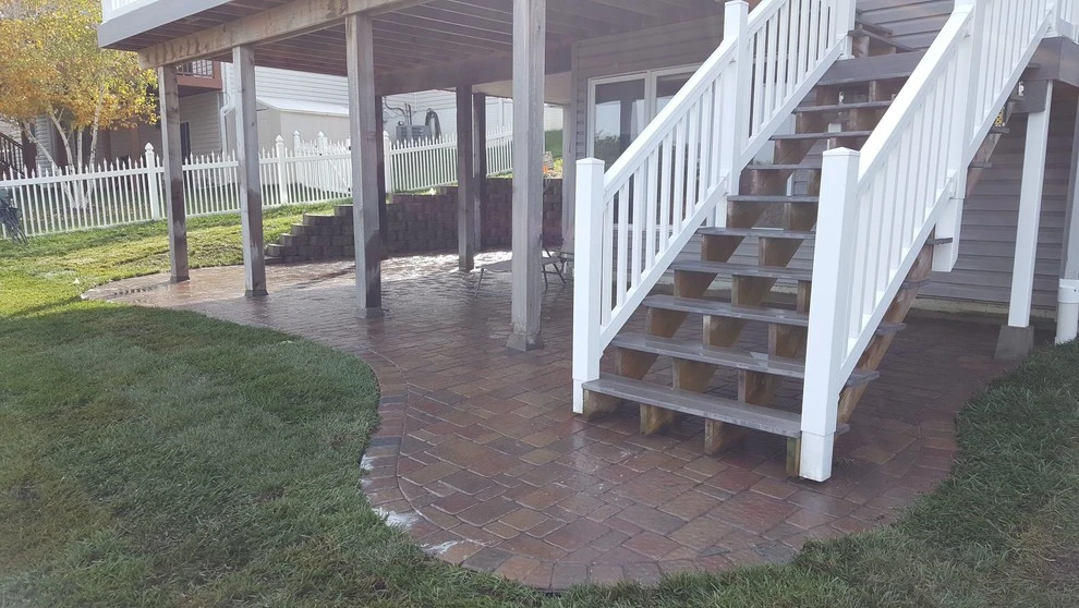 Willow Creek Cobblestone Paver Patio by Above And Beyond Complete Grounds Maintenance - Photo 11